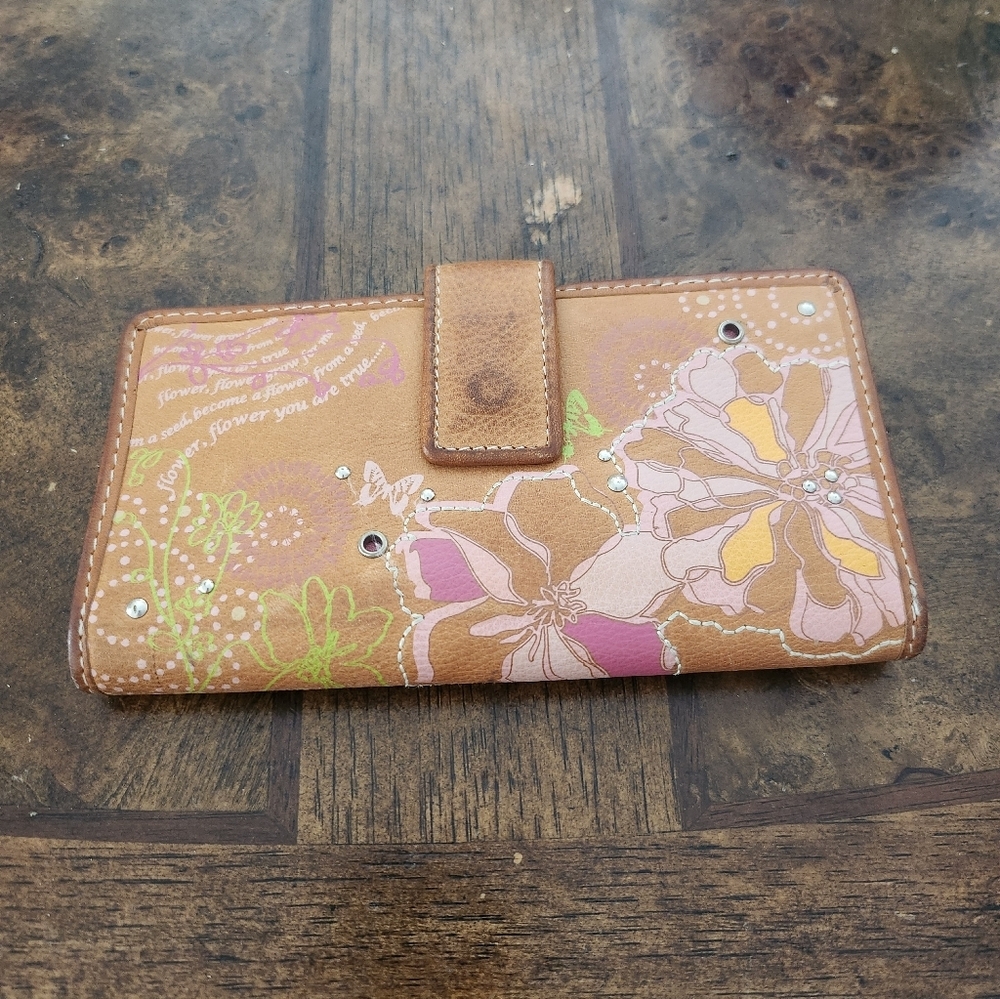 Fossil leather wallet